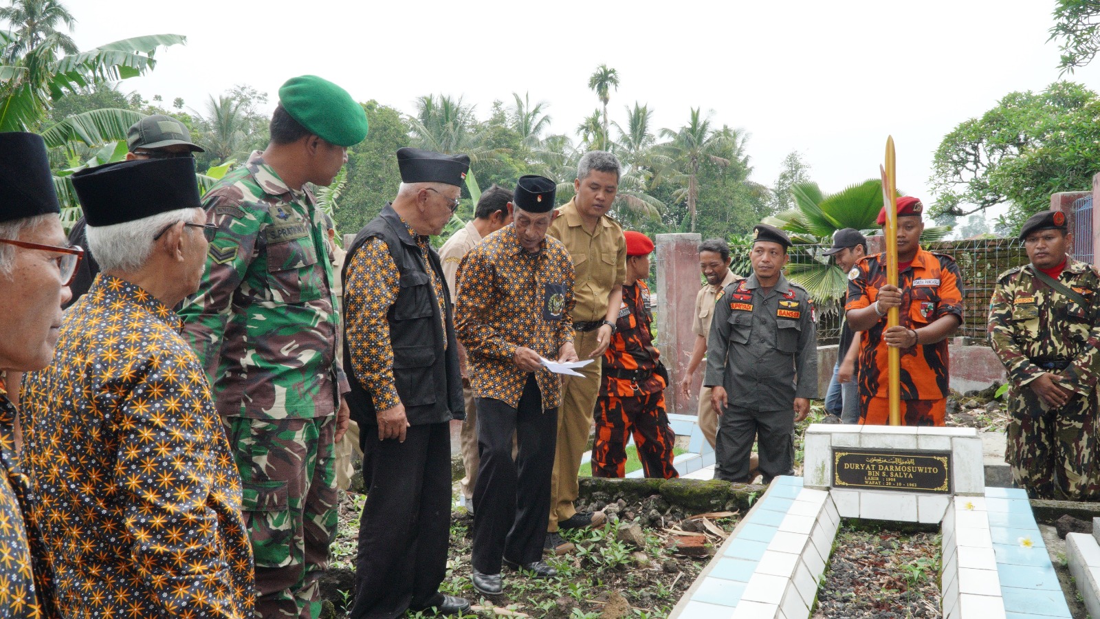 DHR BPK 45 Beri Penghormatan kepada Duryat Darmosuwito sebagai Pahlawan 45