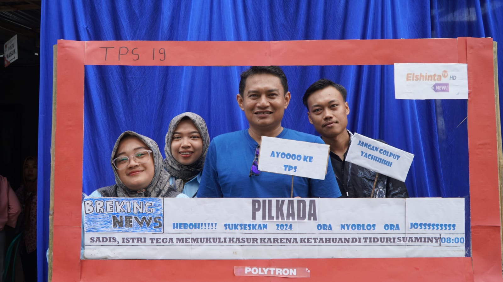 Suasana Pilkada Serentak di Bulakan